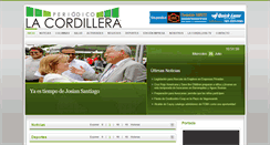 Desktop Screenshot of lacordillera.net