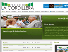 Tablet Screenshot of lacordillera.net